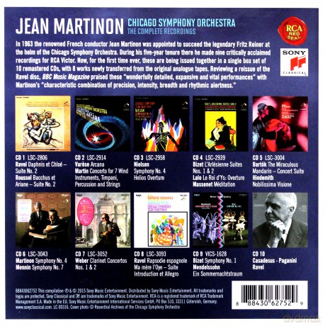 Jean Martinon - The Complete Cso Recordings [10CD]