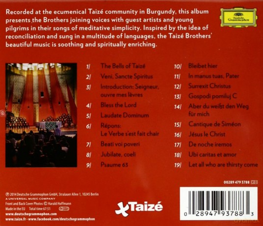Taizé: Music Of Unity And Peace [CD]