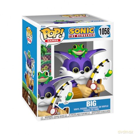 Funko Pop Super Sonic Big The Cat W/Froggy