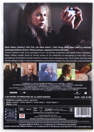 Zanim zasnę [DVD] 