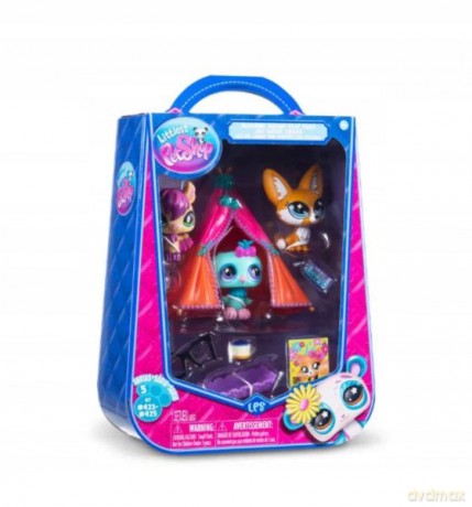 Littlest Pet Shop Zestaw G7 S5 Piżama Party z 3fig