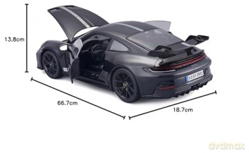 Maisto Auto 1:18 2022 Porsche 911 Gt3 Czarny