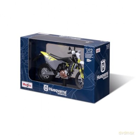Maisto Motocykl 1:12 2023 Husqvarna 701+Podstawka
