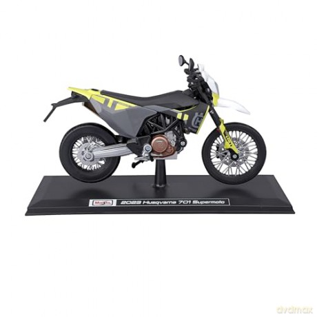 Maisto Motocykl 1:12 2023 Husqvarna 701+Podstawka