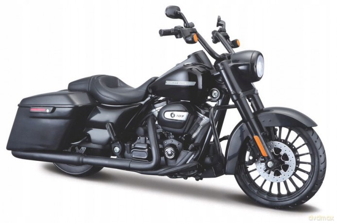 Maisto Motocykl 1:12 H-D 2017 Road King Czarny