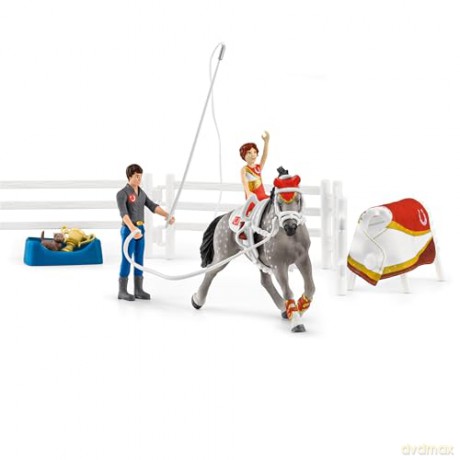 Schleich Zestaw Horse Club Mias Vaulting Set 20