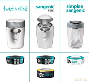 Tommee Tippee Wkład Do Pojemników 3pak