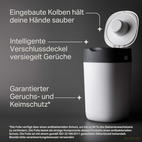 Tommee Tippee Zestaw Pojemnik Na Pieluszki + 12 Wkładów
