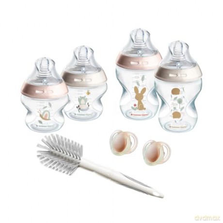 Tommee Tippee Zestaw Startowy Plast Ctn Różowy