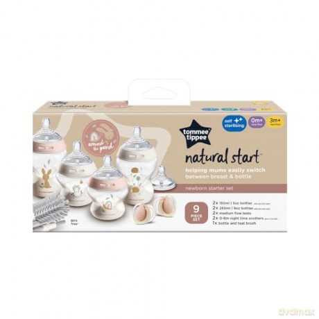 Tommee Tippee Zestaw Startowy Plast Ctn Różowy