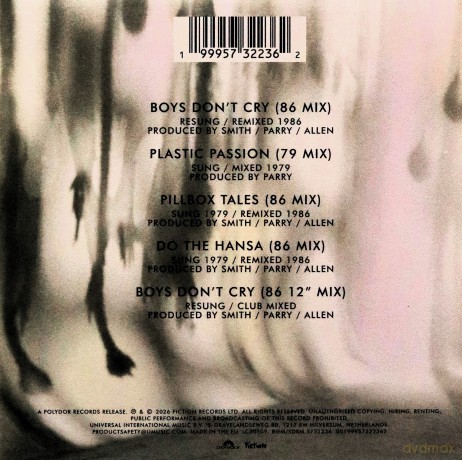 The Cure: Boys Don't Cry (86 Mix) Anniversary Edition [CD]
