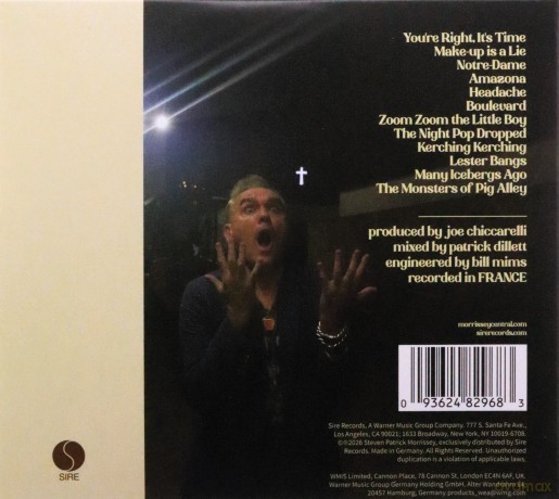 Morrissey: Make-Up Is A Lie [CD]