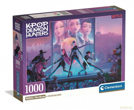 CLEMENTONI 1000 el. Compact K-Pop Demon Hunters 37121 [PUZZLE]