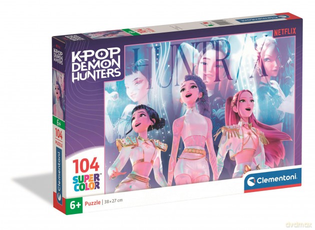 CLEMENTONI 104 el. Super kolor K-Pop Demon Hunters 21762 [PUZZLE]