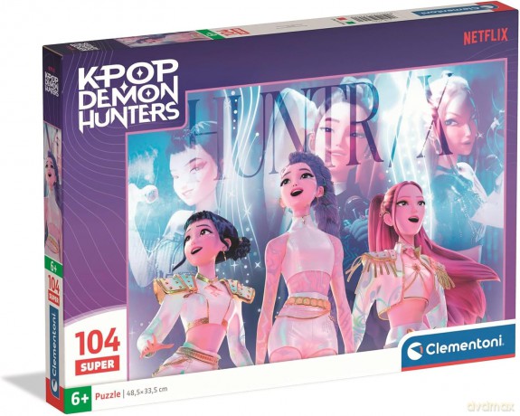 CLEMENTONI 104 el. Super K-Pop Demon Hunters 27257 [PUZZLE]