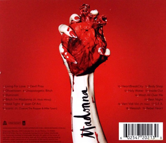 Madonna: Rebel Heart [CD]