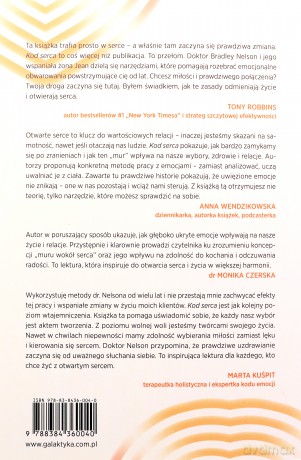Kod serca. Przełomowa metoda, która otworzy twoje serce i odmieni życie - Bradley Nelson [KSIĄŻKA]