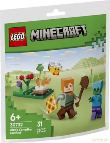 LEGO Minecraft Potyczka Alex przy ognisku (30732) [KLOCKI]