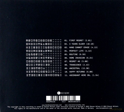 Steven Wilson: Hand.Cannot.Erase [CD]