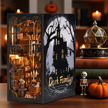 Miniaturowy domek Book Nook Dracula family [PUZZLE]