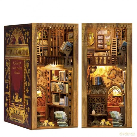 Miniaturowy domek Book Nook Klimatyczna księgarnia [PUZZLE]