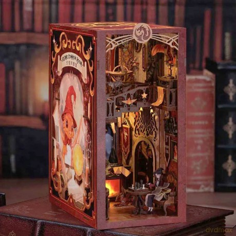 Miniaturowy domek Book Nook Pokój Wspólny Szkoły Magii [PUZZLE]