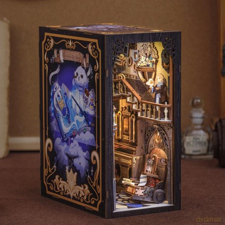Miniaturowy domek Book Nook Pracownia alchemika [PUZZLE]