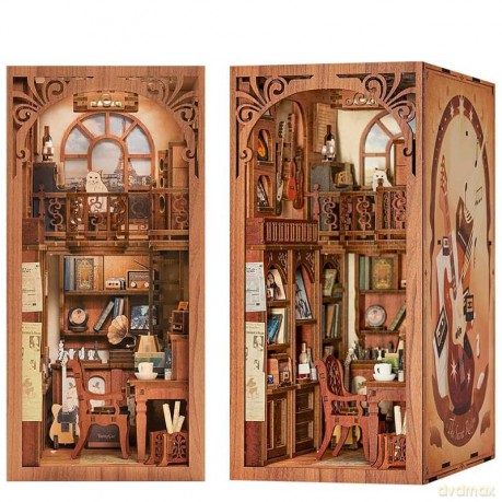 Miniaturowy domek Book Nook Sekretny gabinet [PUZZLE]