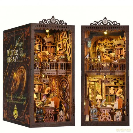 Miniaturowy domek Book Nook Świątynia wiedzy [PUZZLE]