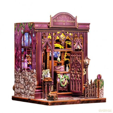 Miniaturowy domek mini Book Nook Astrologia szczęścia [PUZZLE]