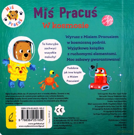 Miś Pracuś. W kosmosie - Benji Davis [KSIĄŻKA]