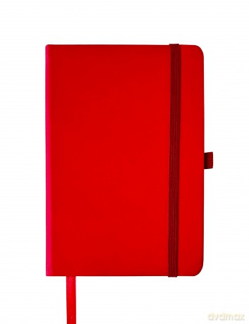 Notes A5 z gumką czerwony V-1