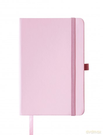 Notes A5 z gumką różowy V-3