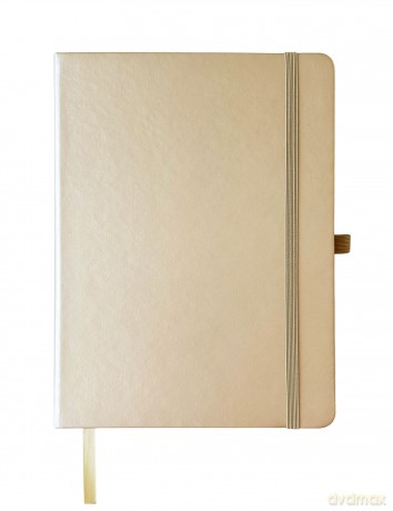 Notes A6 z gumką złoty V-6