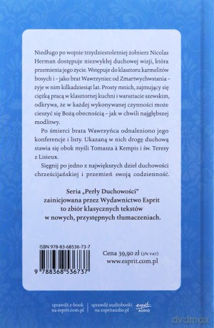 O praktykowaniu Bożej obecności. Ze wstępem papieża Leona XIV - Brat Wawrzyniec od Zmartwychwstania [KSIĄŻKA]