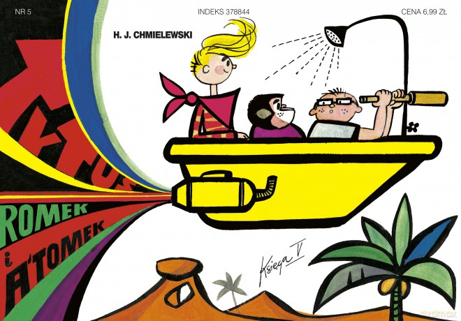 Podróż do ćwierć koła świata. Tytus, Romek i A'Tomek. Księga 5 - Henryk Jerzy Chmielewski [KOMIKS]