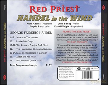 Red Priest: Handel In The Wind: The Messiah and other Masterworks [CD]