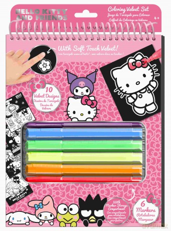 Zestaw do kolorowania Hello Kitty 6 flamastrów 10 kartek HK00362