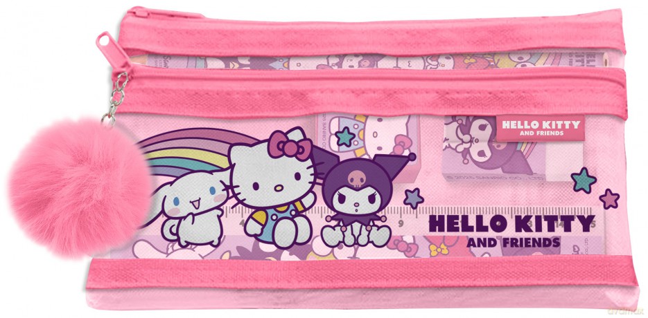 Zestaw piśmienniczy w saszetce Hello Kitty 5 el. HK00352