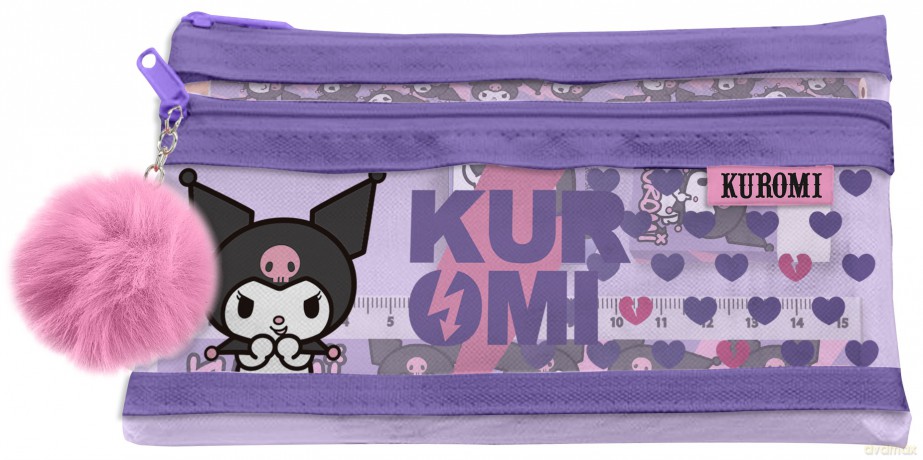 Zestaw piśmienniczy w saszetce Kuromi 5 el. KU00055