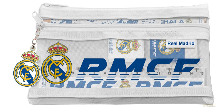 Zestaw piśmienniczy w saszetce Real Madryt 5 el. RM00040
