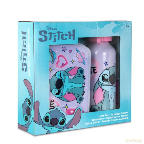 Zestaw śniadaniówka + bidon 500ml Stitch ST00133