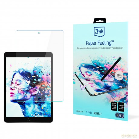 Apple iPad 8 gen/9 gen - up to 8.3" 3mk Paper Feeling