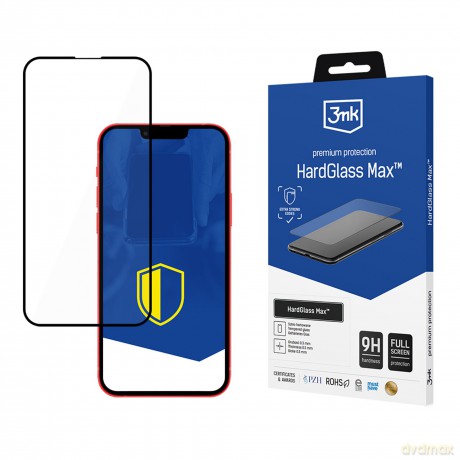 Apple iPhone 13/13 Pro/14 - 3mk HardGlass Max Black