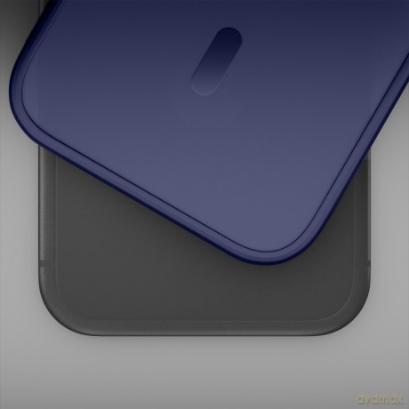 Apple iPhone 16 - 3mk Smoke MagCase Blue