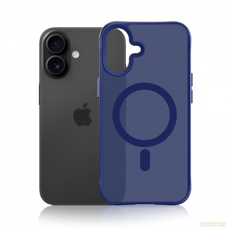 Apple iPhone 16 - 3mk Smoke MagCase Blue