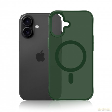 Apple iPhone 16 - 3mk Smoke MagCase Green