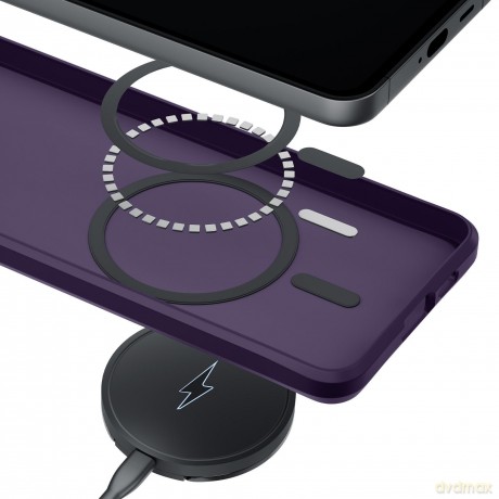 Apple iPhone 16 - 3mk Smoke MagCase Purple