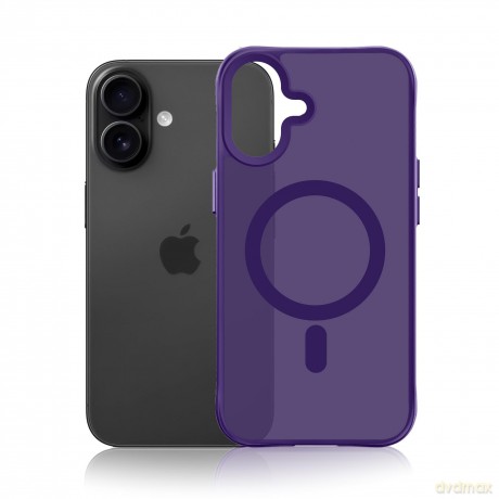 Apple iPhone 16 - 3mk Smoke MagCase Purple