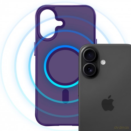 Apple iPhone 16 - 3mk Smoke MagCase Purple